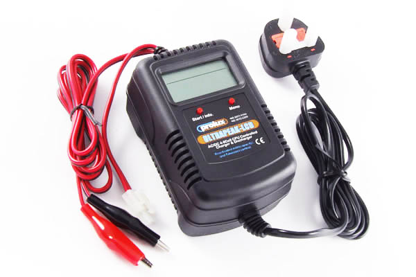 Prolux Ultrapeak LCD Snellader 220/12V Eurostekker